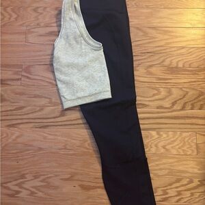 Fabletics navy and grey set